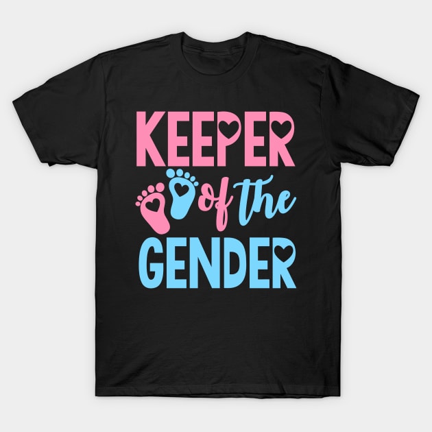 Gender Reveal Keeper of the Gender T-Shirt by CreativeShirt